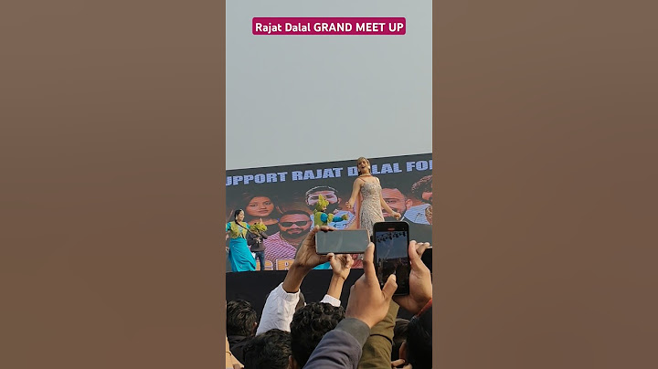 Rajat Dalal GRAND MEET UP in Delhi to support Rajat Dalal in Bigg Boss 18 #viralshort #rajatdalal