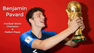 Benjamin Pavard - a FIFA World Champion 2018 - playing Padbol
