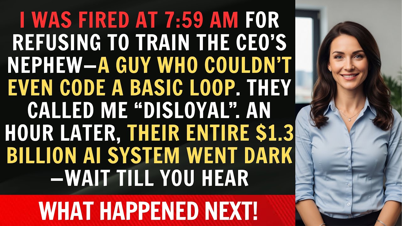 I Got Fired at 7:59 AM for Refusing to Train CEO’s Nephew — Their $1.3B Patent? Still Mine.