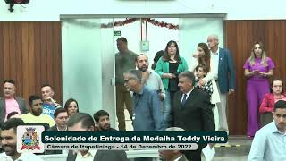 Sessão Solene - Medalha de Mérito Teddy Vieira - 2022