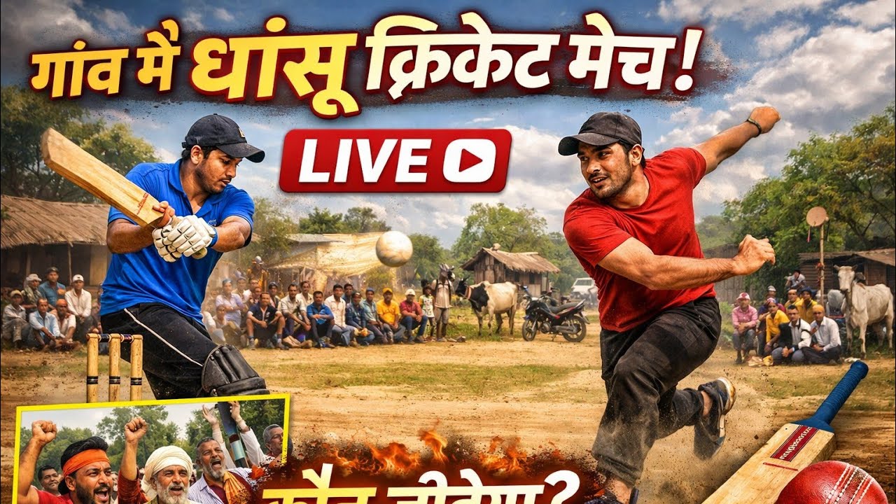 “🔥 Local Cricket Tournament – Final Match Ka Zabardast Mukaabla! 🏏”