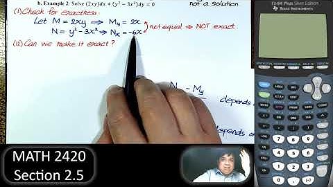 Differential Equations - Section 2.5