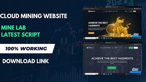 Create Cloud Mining Website Using Mine Lab Latest Script || Mine Lab Latest Script Version 2.2