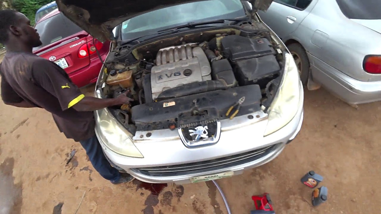 How To Change Steering Fluid in Peugeot 407 V6 By Lion