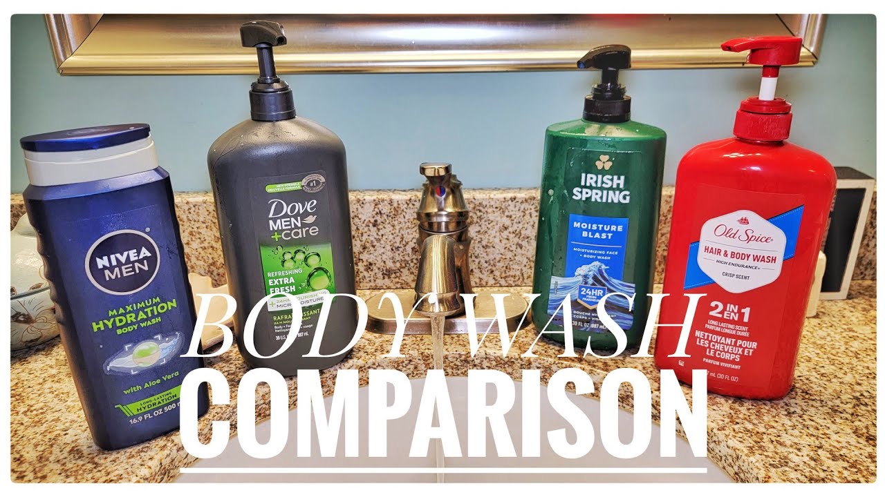 Best Men's Body Wash Soap / Gel Nivea, Dove Irish Spring or Old Spice?