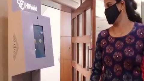Velmayil HShield Contactless Security Safety Kiosk