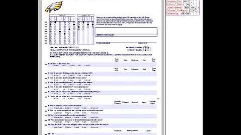 Evaluation Survey - OMR Tracking Bars and FIM