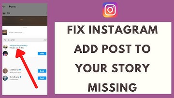 Fix Instagram Add Post To Your Story Missing Error