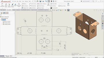 Solidworks Tutorial Sheet metal drawings