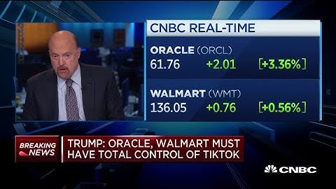 Jim Cramer on the politics behind the Oracle and Walmart-TikTok deal
