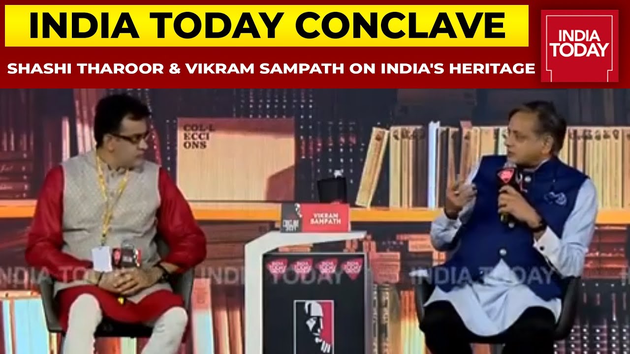 Shashi Tharoor & Vikram Sampath Debate Over India's Heritage, History & Hubris| India Today Conclave