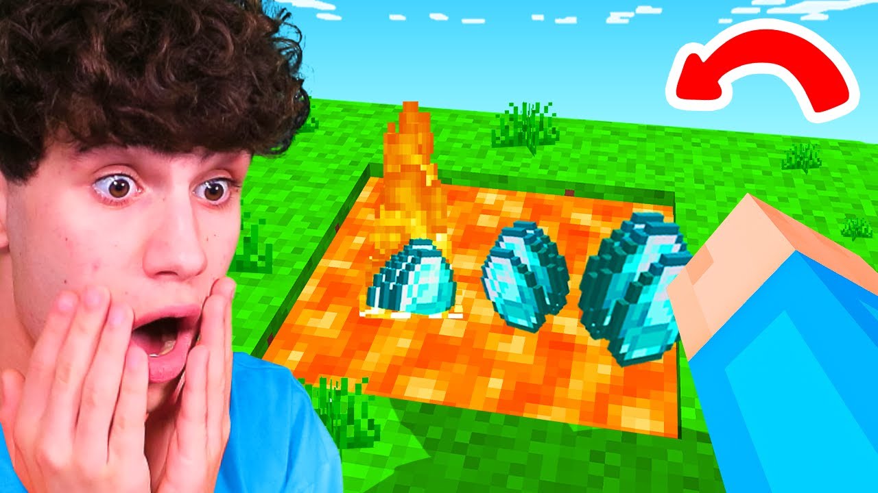 LACH = VERBRAND MINECRAFT DIAMANTEN! (Je Mag Niet Lachen)