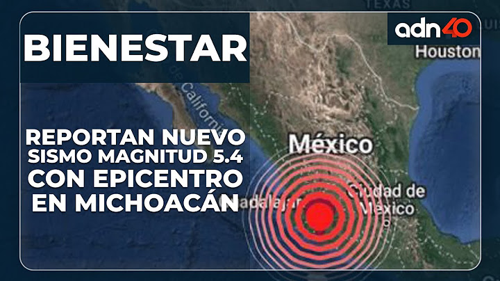 🔴 ¡Última hora! Reportan nuevo sismo magnitud 5.4 en el mismo epicentro en Michoacán