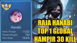 Wow, King Hanabi is top 1 globally with almost 30 savage kills using this secret emblem build.