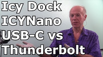 Icy Dock ICYNano MB861U31-1M2B M.2 NVMe Enclosure Tested 4 M.2 NVMe Drives USB-C vs Thunderbolt