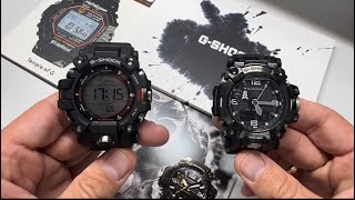 Comparing the new GShock GW9500 Mudman vs. GShock GWG2000 Mudmaster
