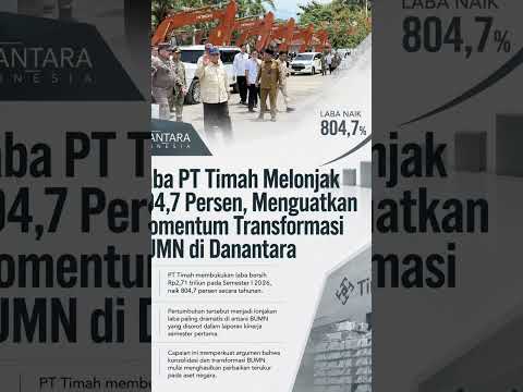 Laba PT Timah melonjak 804,7%! Bukti transformasi BUMN terus membuahkan hasil. 🚀🇮🇩