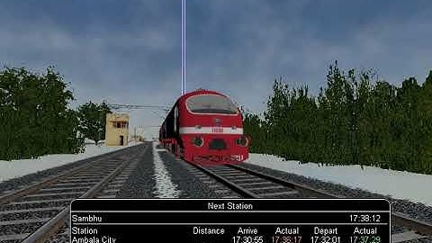 UMB ASR DMU Service from ambala cantt to amritsar // 5 mins late