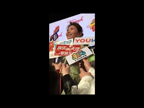 2017.03.30 黛安芬2017春夏新品發布會 劉濤進場聯訪