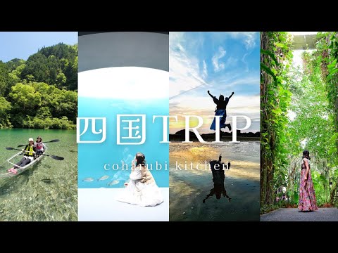 四国旅行2泊3日🛻｜高知・香川映えスポット大満喫！！｜仁淀川｜牧野植物園｜四国水族館｜父母ケ浜