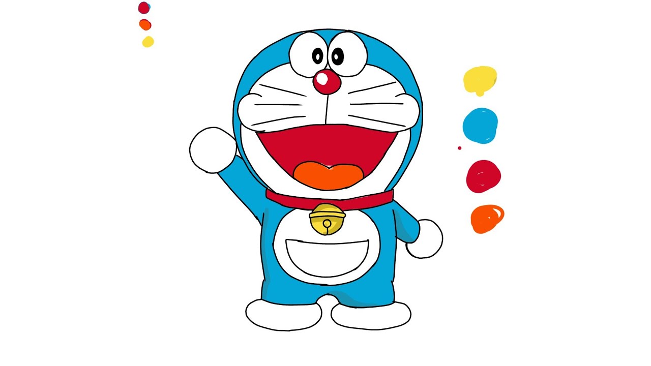  Menggambar DORAEMON  Terbaru How to drawing Doraemon  easy 