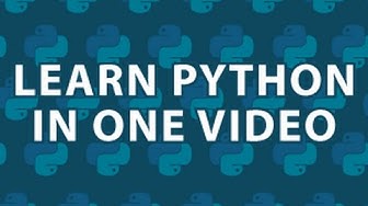 Python in 1 Video