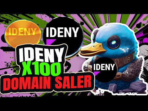 CHECK THIS NEW CRYPTO 🔥Ideny 🔥 BEST DOMAIN SALER IN FUTURE ? 🔥 | FIND HIDDEN GEMS WHIT AI  ✅ 💜