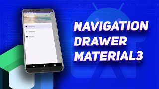 : Navigation Drawer   Material3 Jetpack Compose | Android Studio