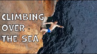 Deep Water Solo Climbing In Euboea, Greece - Johnnie's Vlogs Episode 16