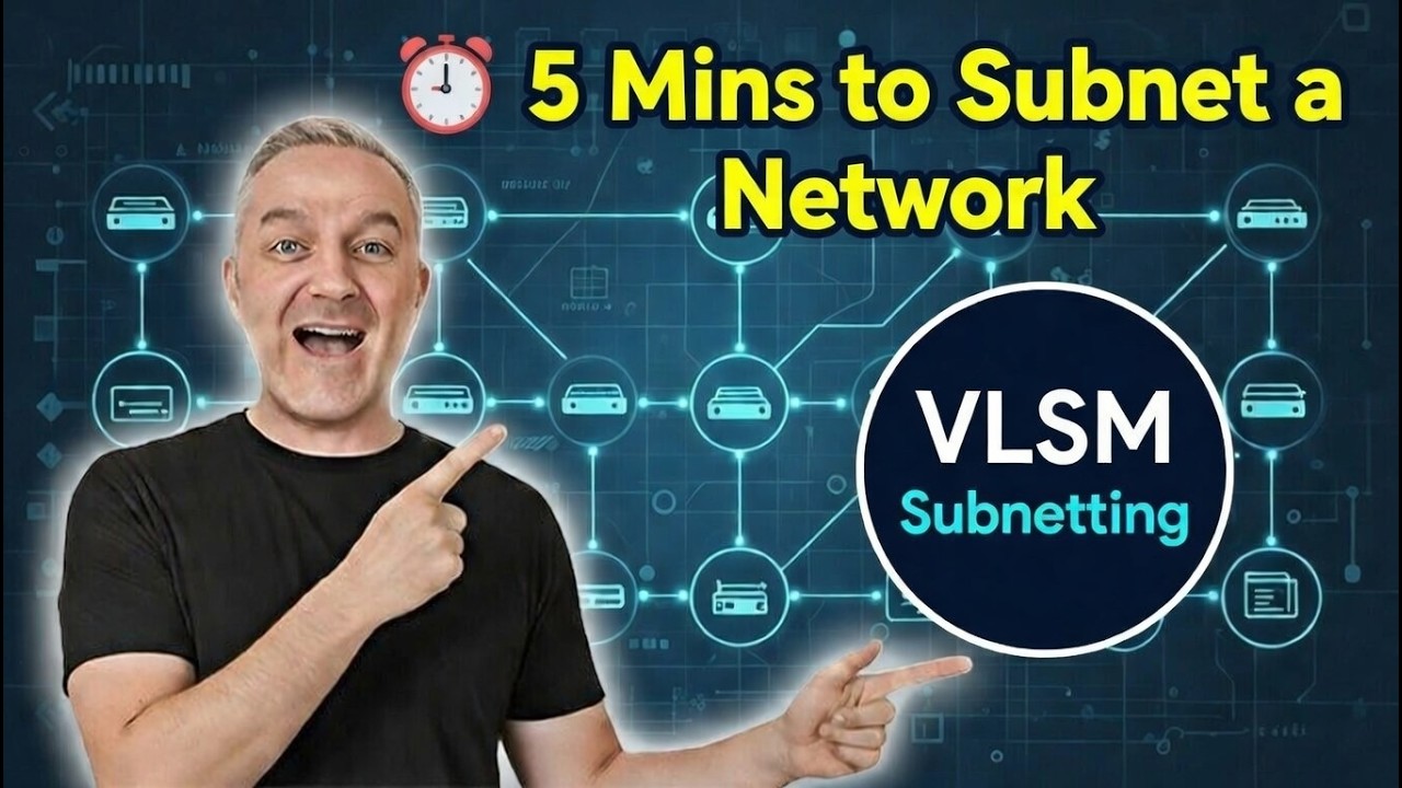 Создание подсетей VLSM: начните с самой большой подсети.