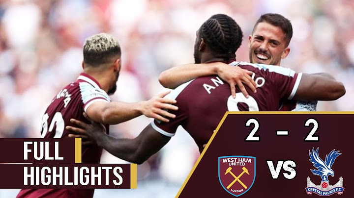 West Ham vs Crystal Palace 2-2 Extended Highlights & All Goals 2021 Premier League