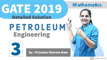 GATE 2019 Solution I Petroleum Engineering I Mathematics I GATE Maths