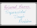 Related Rates – Trapezoidal Trough Problem