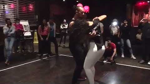 Nathalia & Kosta dancing Brazilian Zouk in Sydney Latin Motion Dance Academy to Rihanna- Umbrella (