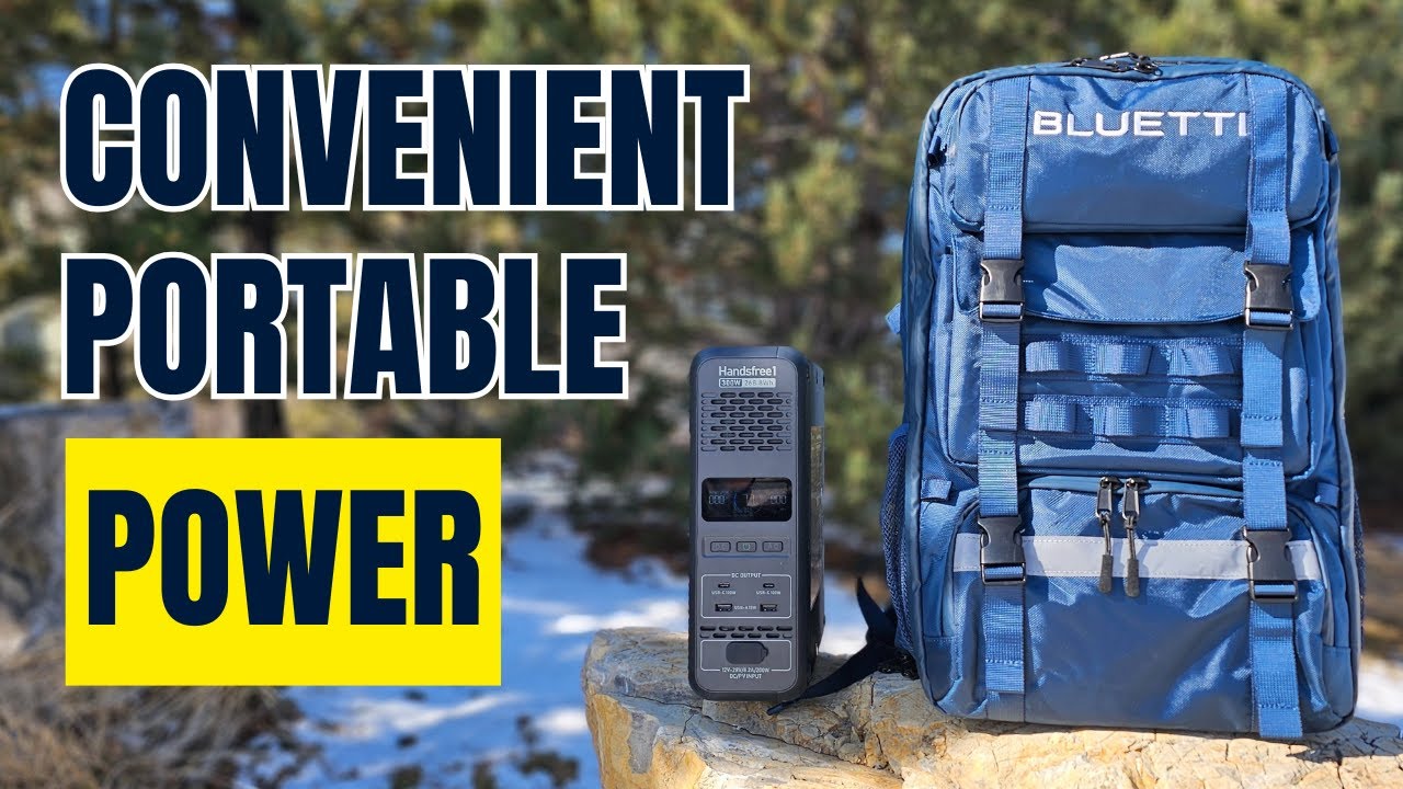 Batterie sac à dos nomade BLUETTI Handsfree 1 & 2 300W & 700W Batterie sac à dos nomade BLUETTI Handsfree 1 & 2 300W & 700W