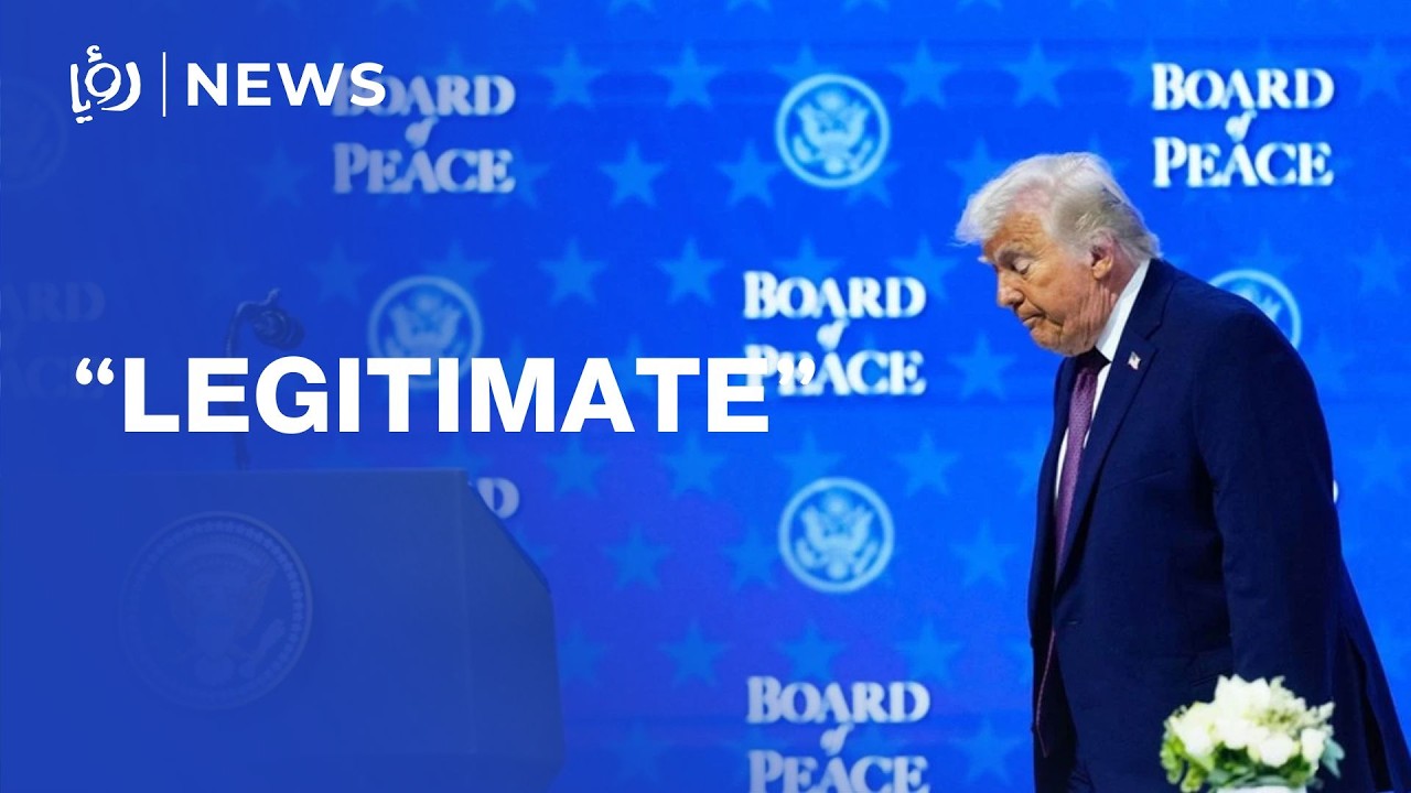 White House defends Trump’s Board of Peace as “legitimate organization”