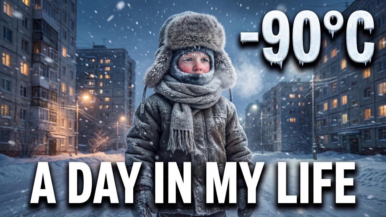 100 Hours in the Coldest City on Earth 🥶 (-80°C) | Life in Yakutsk Siberia