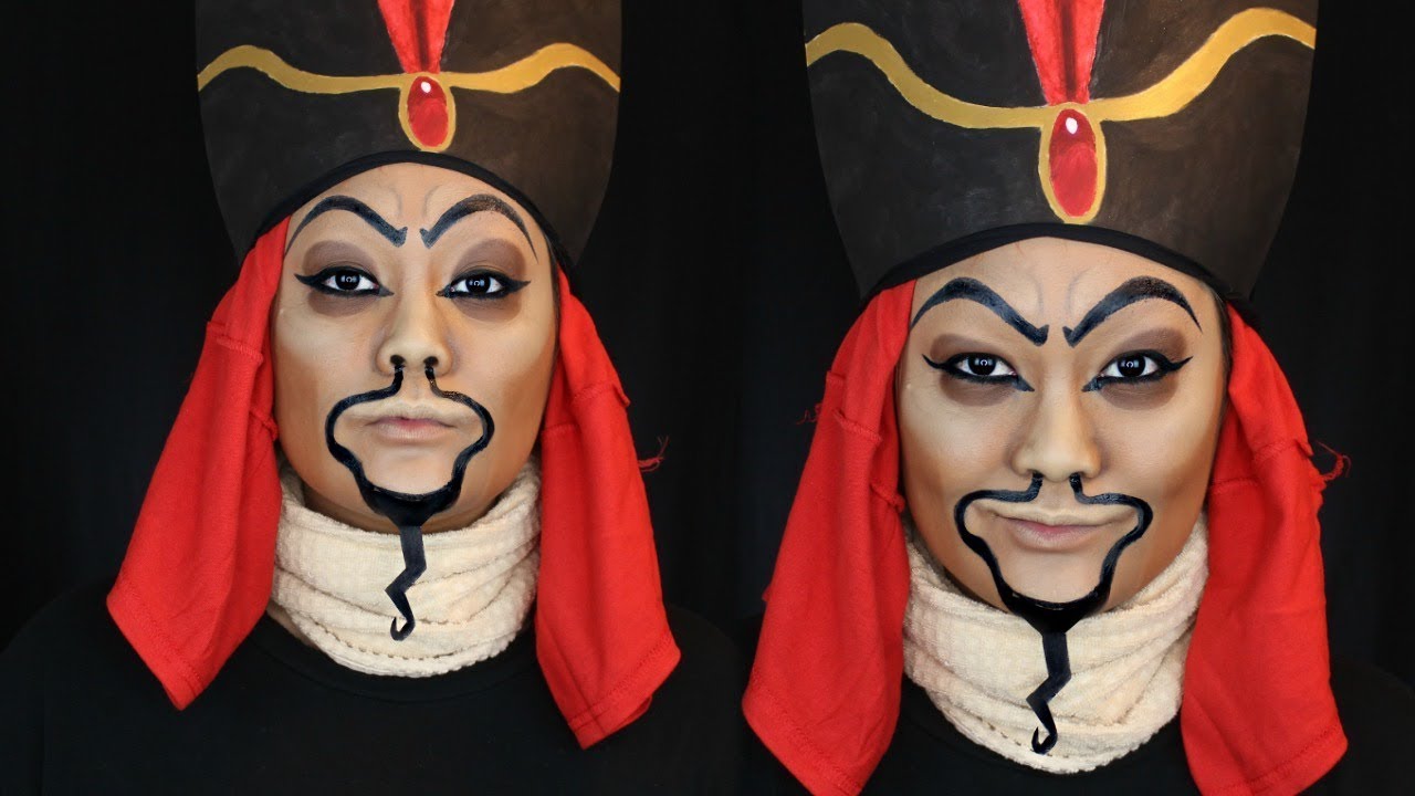 Disneys Aladdin Jafar Makeup Tutorial Disney Villain YouTube