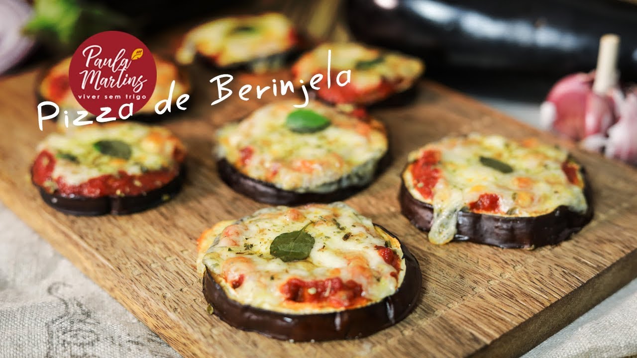 Pizza de Berinjela | Viver sem Trigo por Paula Martins