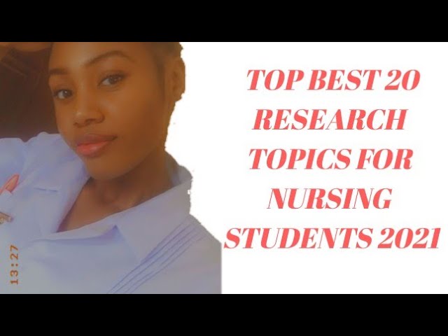 easy nursing research topics