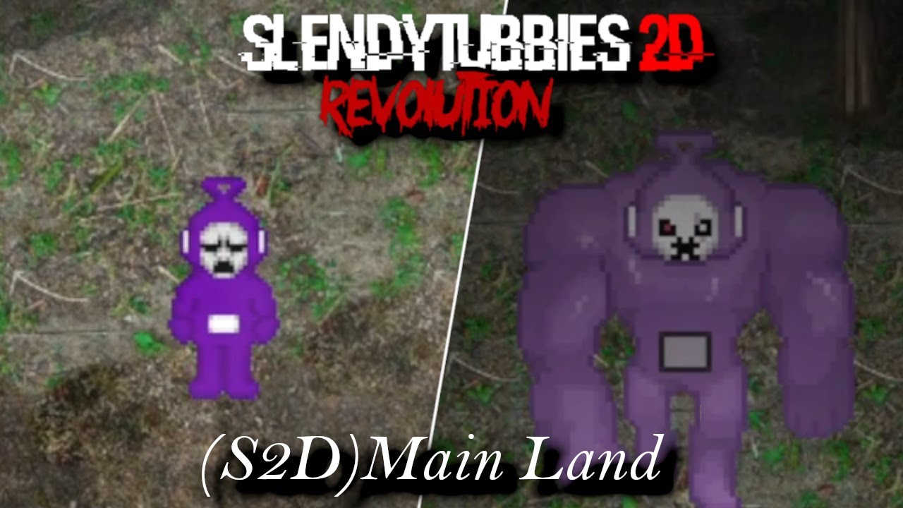 Slendytubbies 2D Revolution, (S2DT )Main Land, Collect Mode
