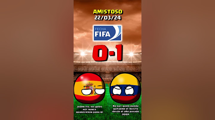 SPAIN vs. COLOMBIA | COUNTRYBALL FRIENDLY