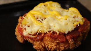 KFC Chizza│ Homemade Crispy Chizza│No Crust,Oven│Chicken Pizza│KFC Style Chicken