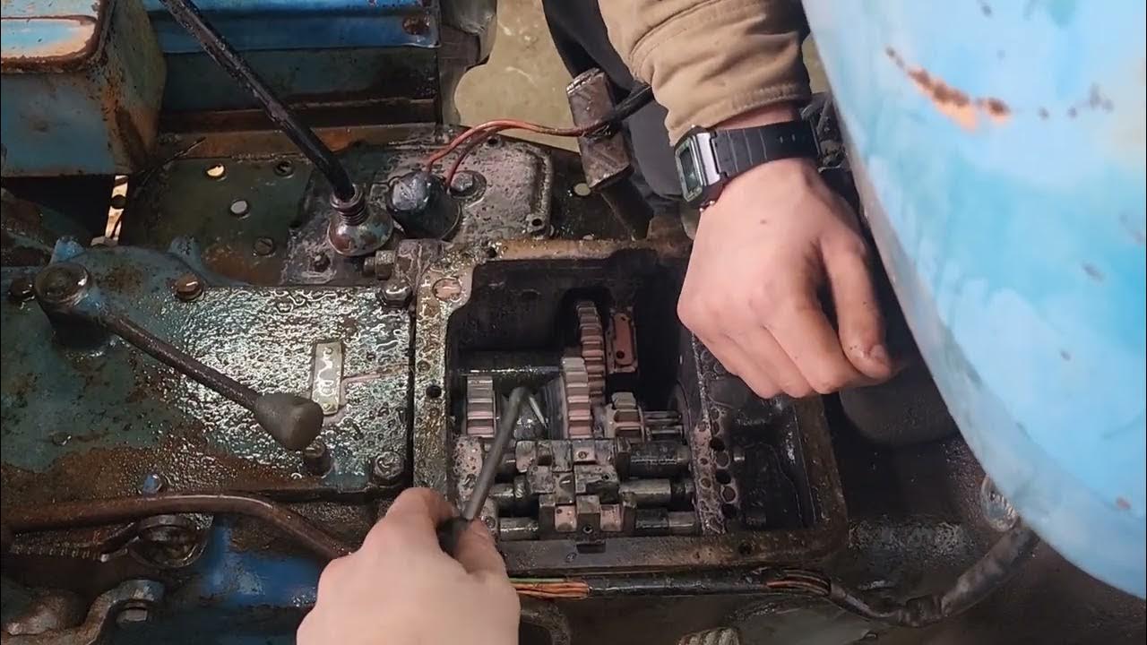 Long 445 stuck in multiple gears, shifting problem fix. dies when put