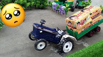 Eicher mini tractor stuck in mud with parleg pulling out JCB  mini science @rmtoys_