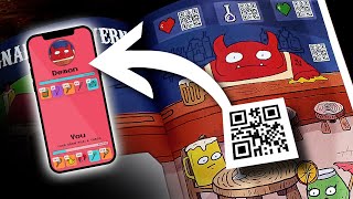 I used QR codes to make an INTERACTIVE graphic novel