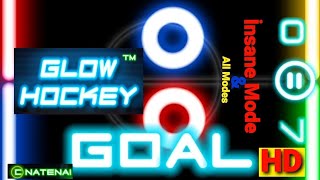 Glow Hockey | OYNANIŞ & TÜM ZORLUK MODLARI - Full Gameplay & All Modes screenshot 4