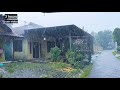 Fear of floodingsuper heavy rain hit the beautiful countrysideindoculture