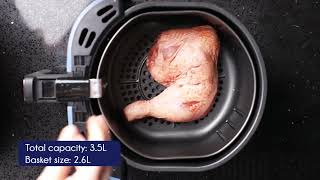 Cornell 3.5L Air Fryer with Detachable Basket 1 Year Warranty screenshot 1