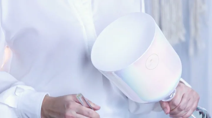 AB47741 - MEINL Sonic Energy Crystal Singing Chalice, 6.75"/17 cm, Note C4, Creamy, Root Chakra